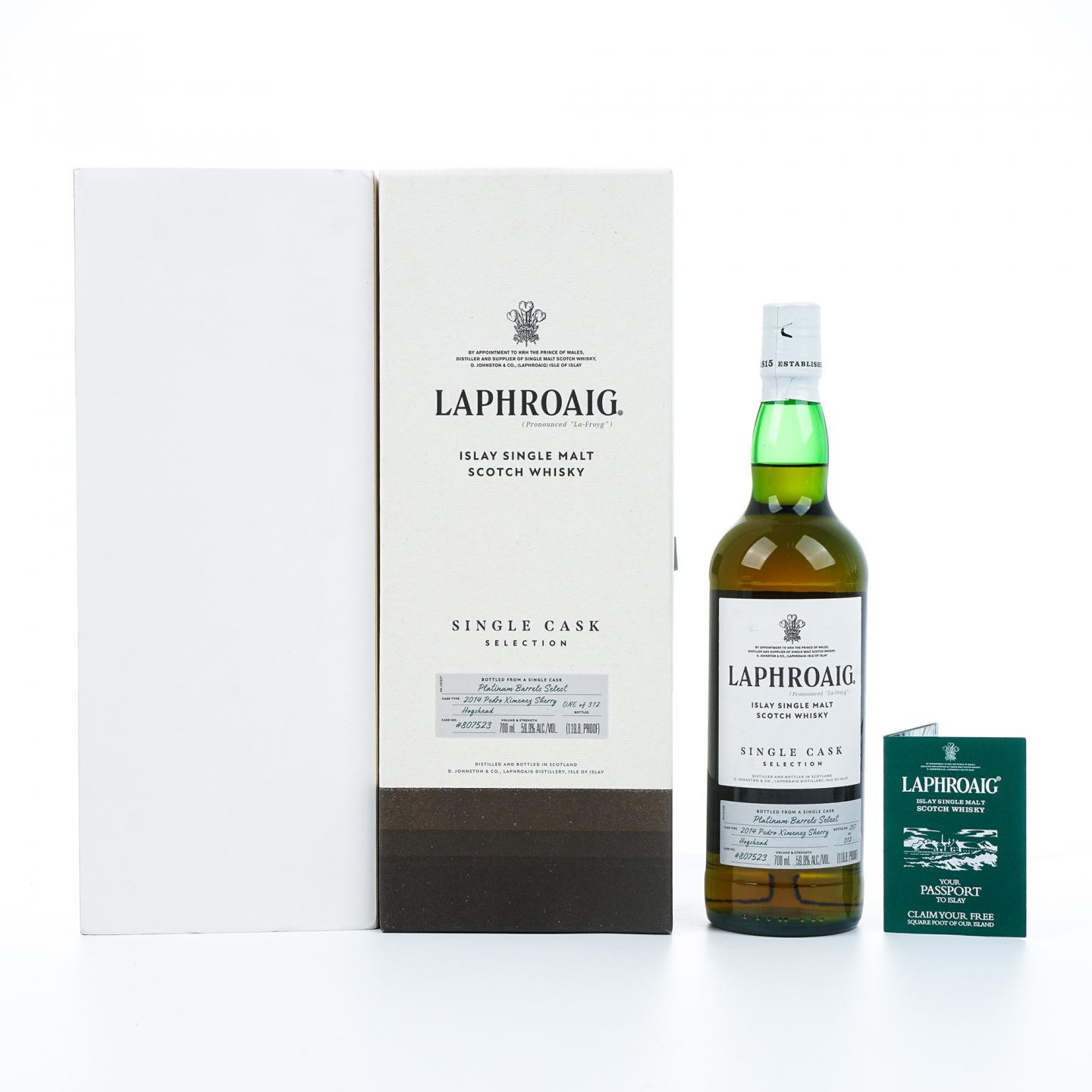 Laphroaig 拉弗格 2014 单桶#807523 PX雪莉桶