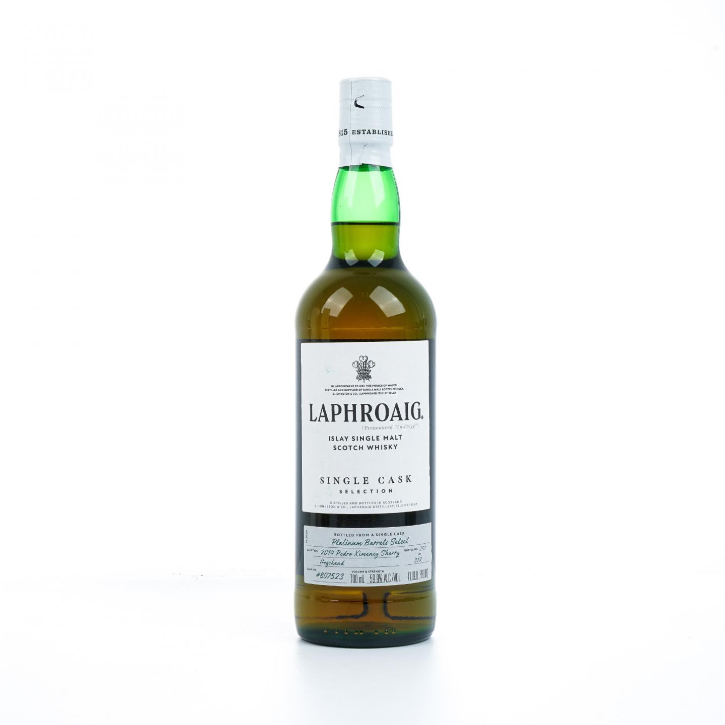 Laphroaig 拉弗格 2014 单桶#807523 PX雪莉桶