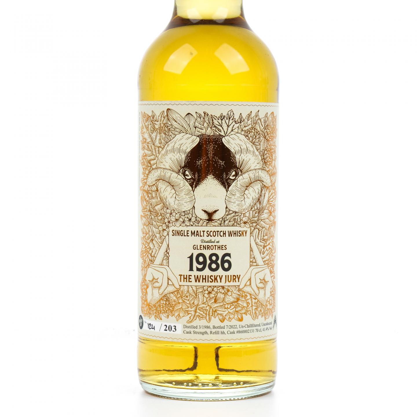 Glenrothes 格兰路思 1986-2022 桶强 The Whisky Jury