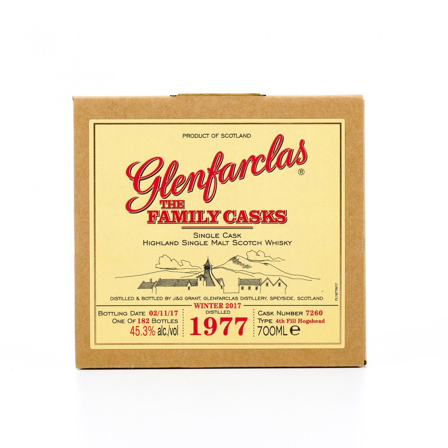 Glenfarclas 格兰花格 1977-2017 家族桶#7260