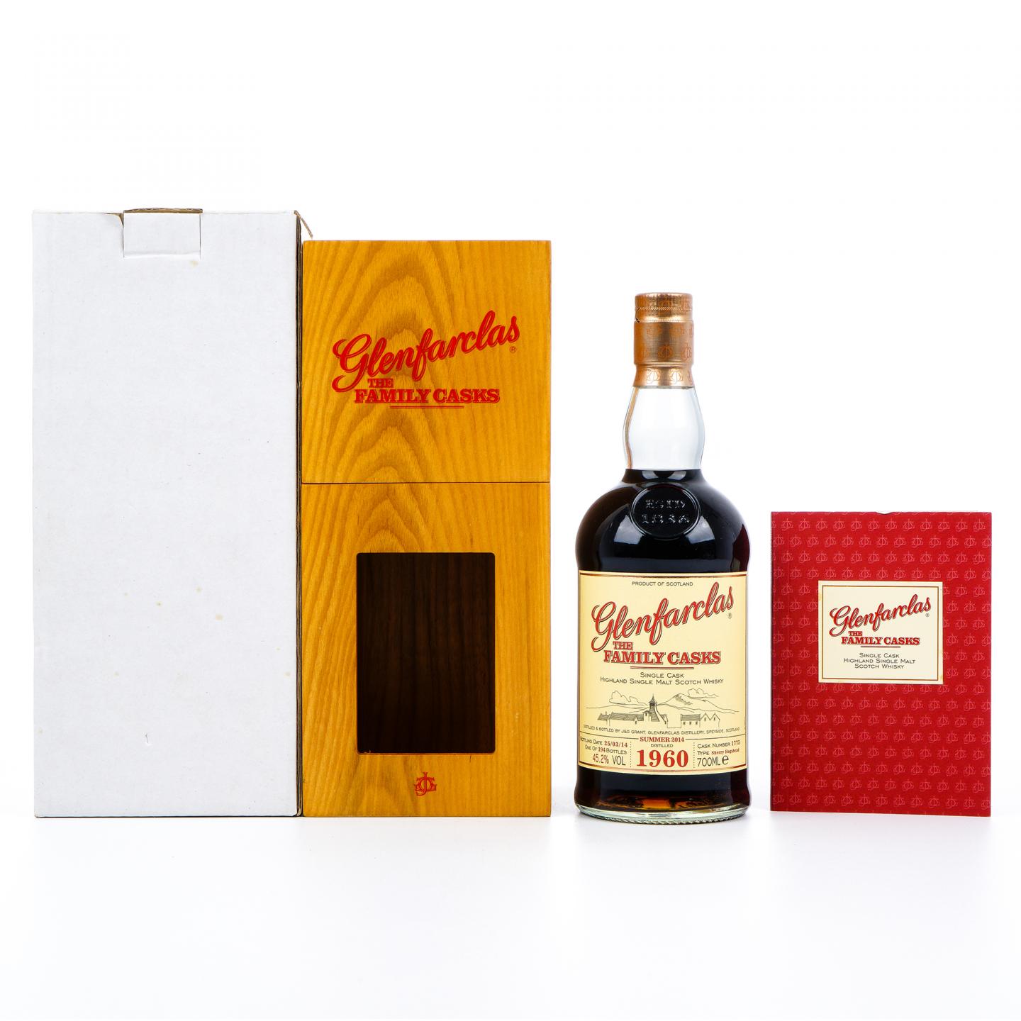 Glenfarclas 格兰花格 1960-2014 家族桶 雪莉桶#1775