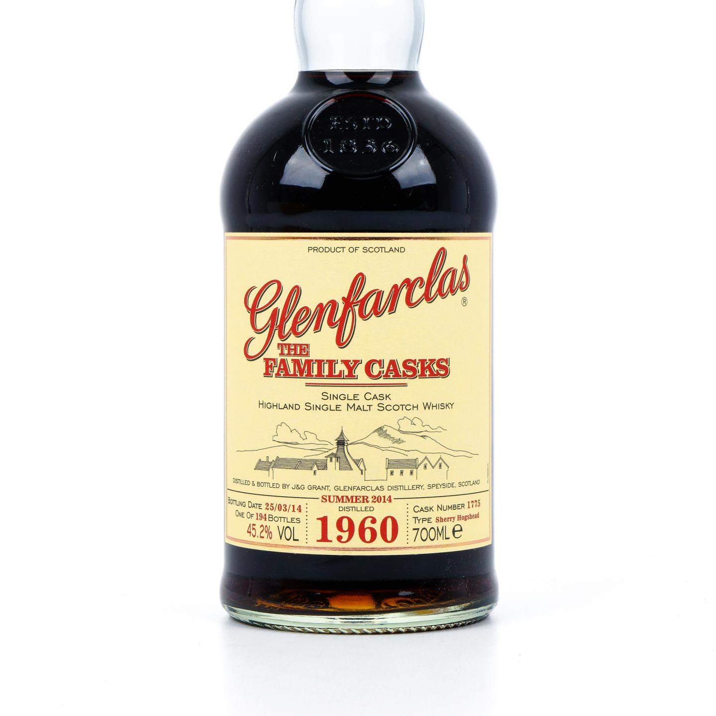 Glenfarclas 格兰花格 1960-2014 家族桶 雪莉桶#1775