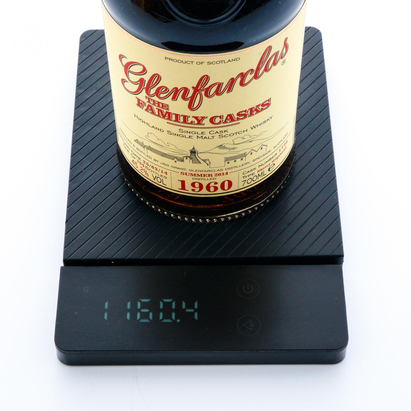 Glenfarclas 格兰花格 1960-2014 家族桶 雪莉桶#1775