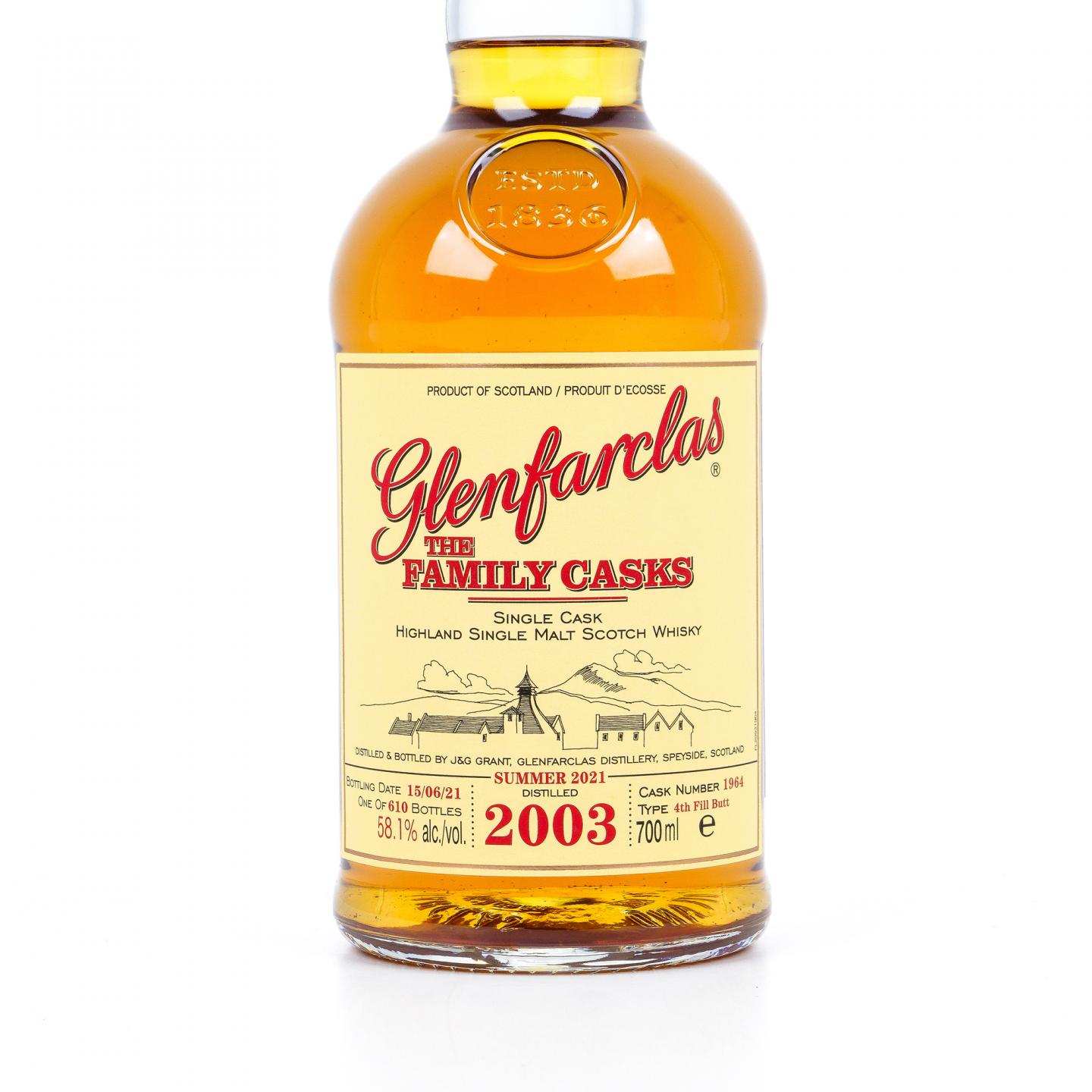 Glenfarclas 格兰花格 2003-2021 家族桶#1964