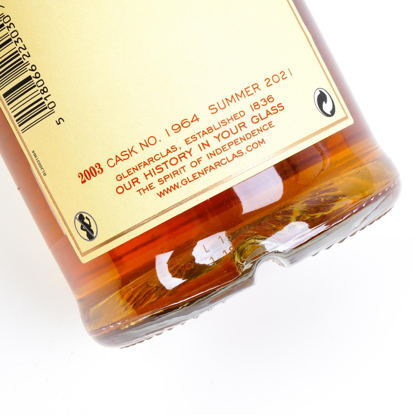 Glenfarclas 格兰花格 2003-2021 家族桶#1964