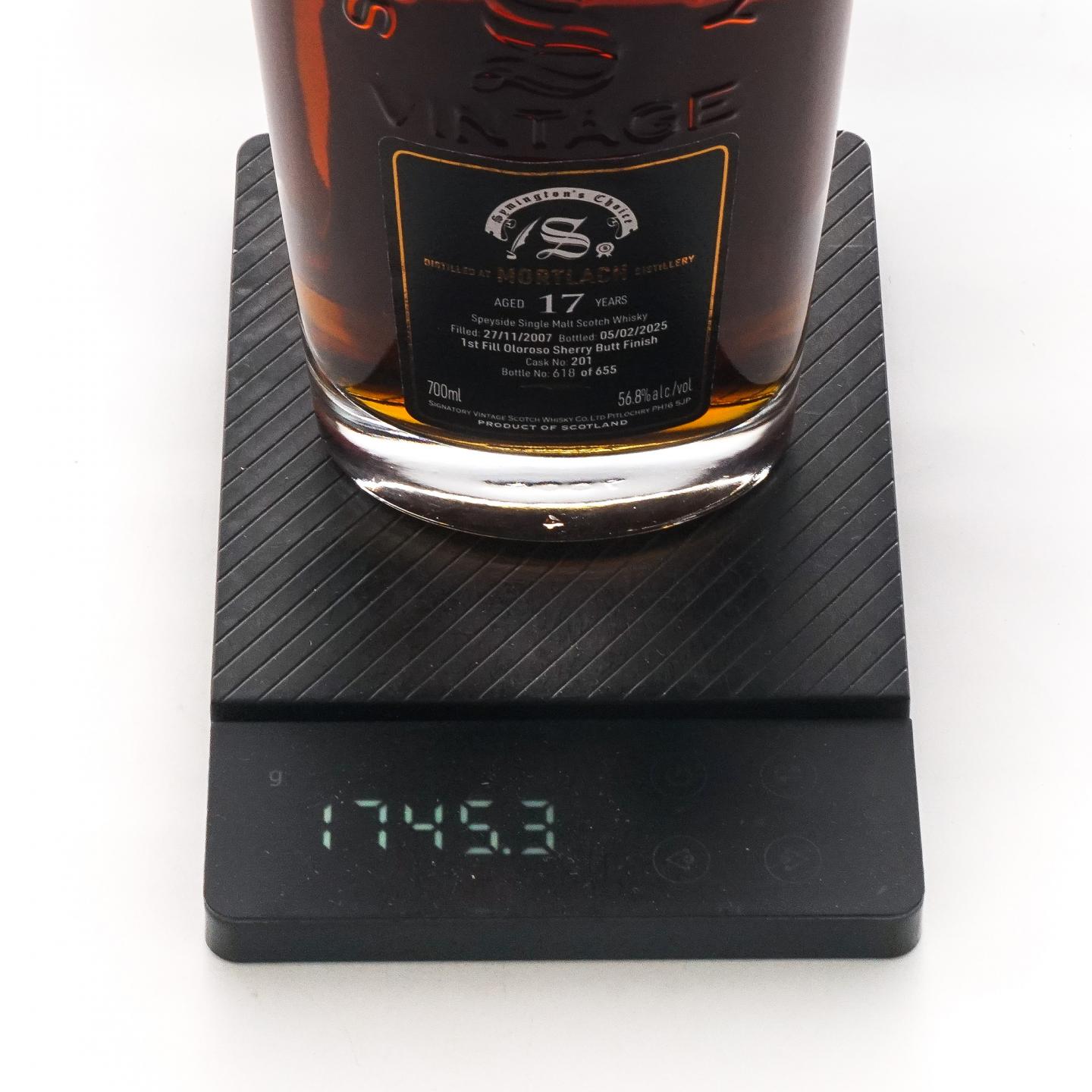 Mortlach 慕赫 17年 2007-2025 SV 桶强