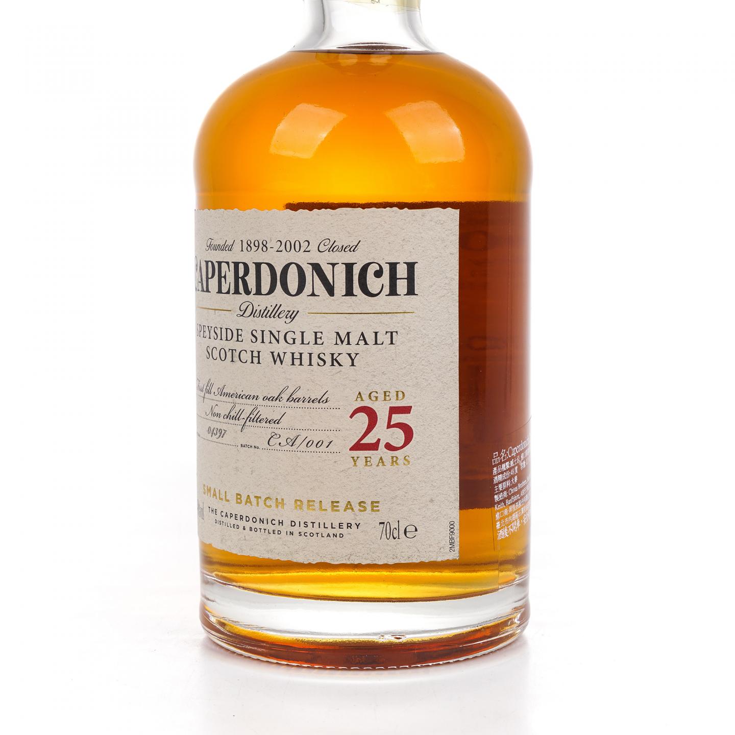 Caperdonich 凯普多尼克 25年 2019 小批次CA/001