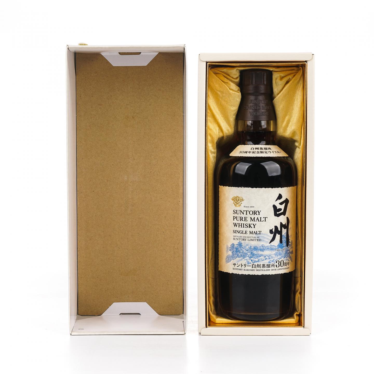 白州蒸馏所 30周年纪念 金花标