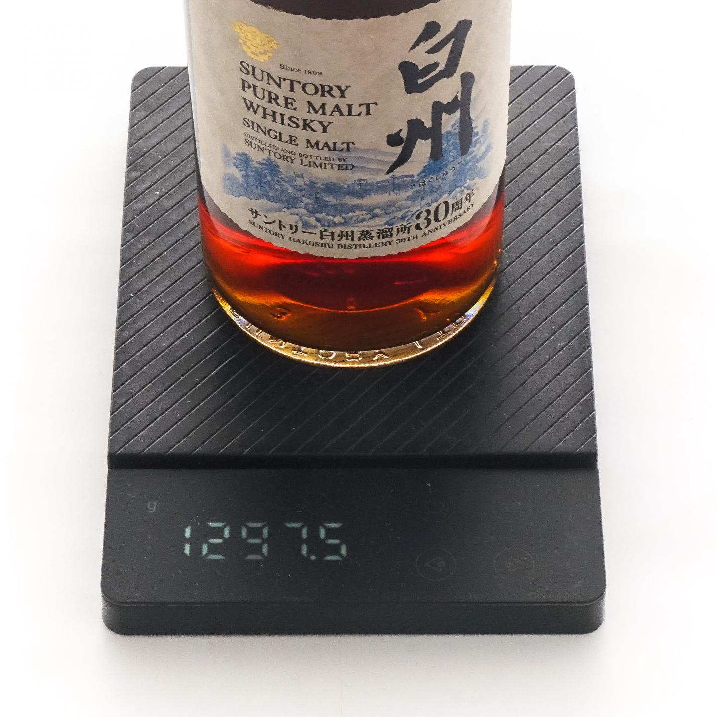 白州蒸馏所 30周年纪念 金花标