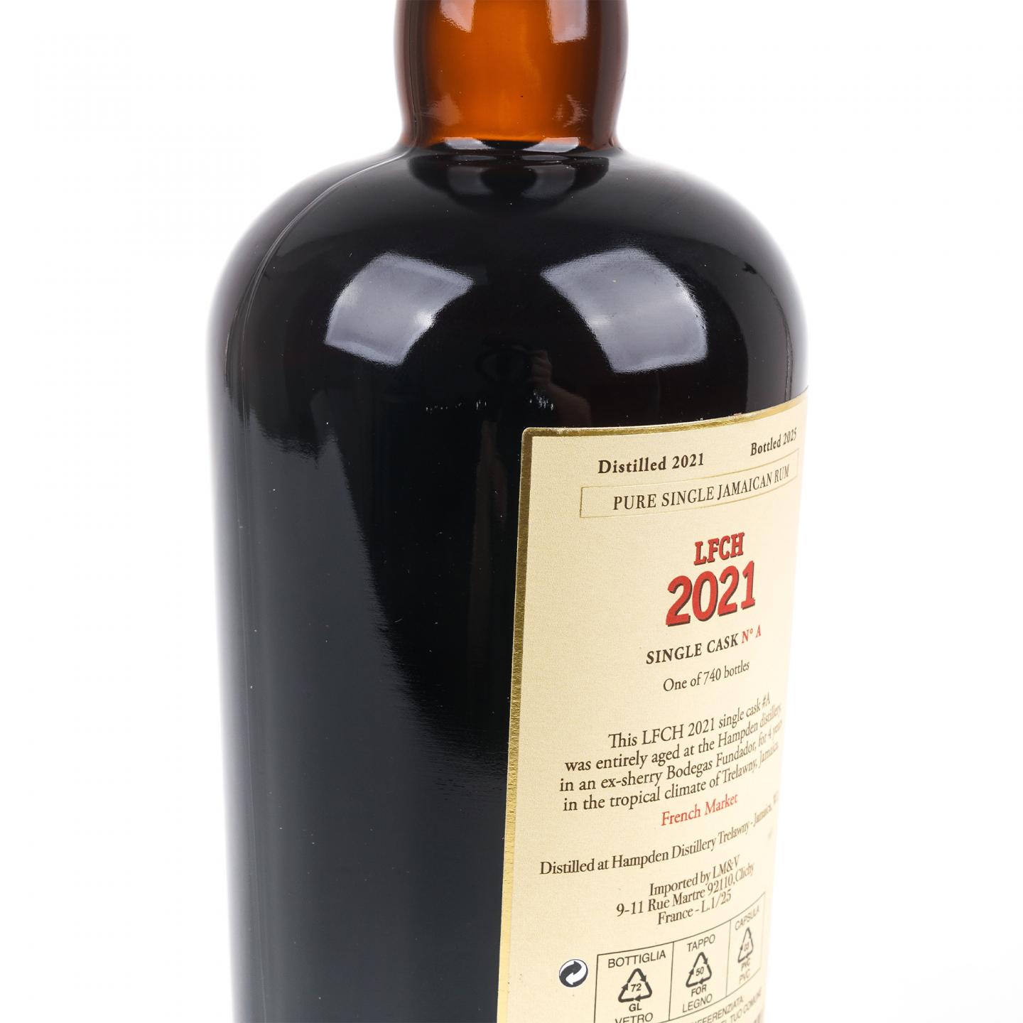 Hampden Estate 汉普登庄园 2021-2025 雪莉单桶 62.8%Vol.