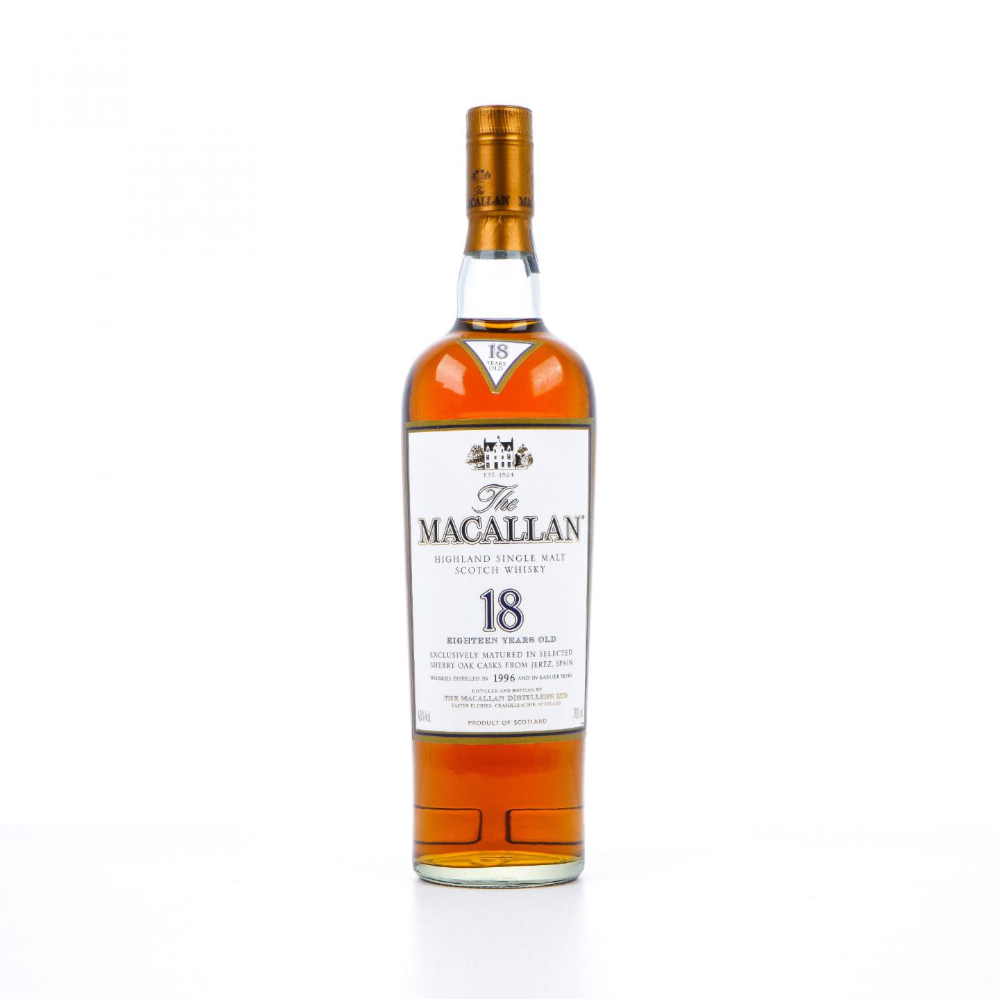 Macallan 麦卡伦 18年 1996 雪莉桶