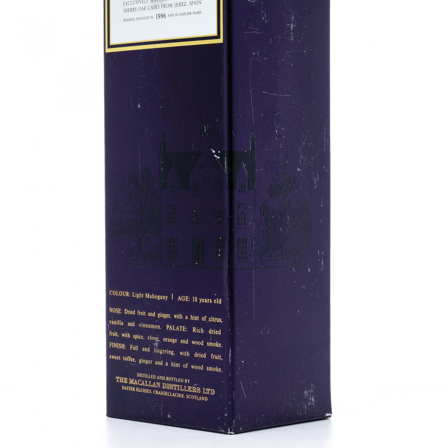 Macallan 麦卡伦 18年 1996 雪莉桶