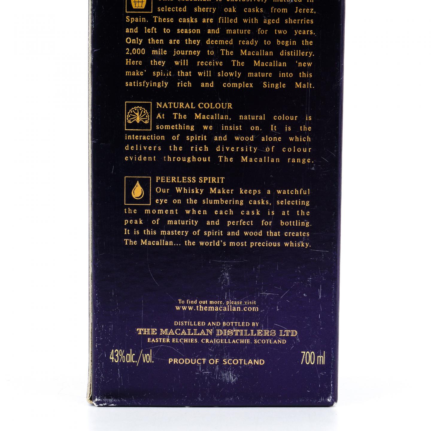 Macallan 麦卡伦 18年 1996 雪莉桶