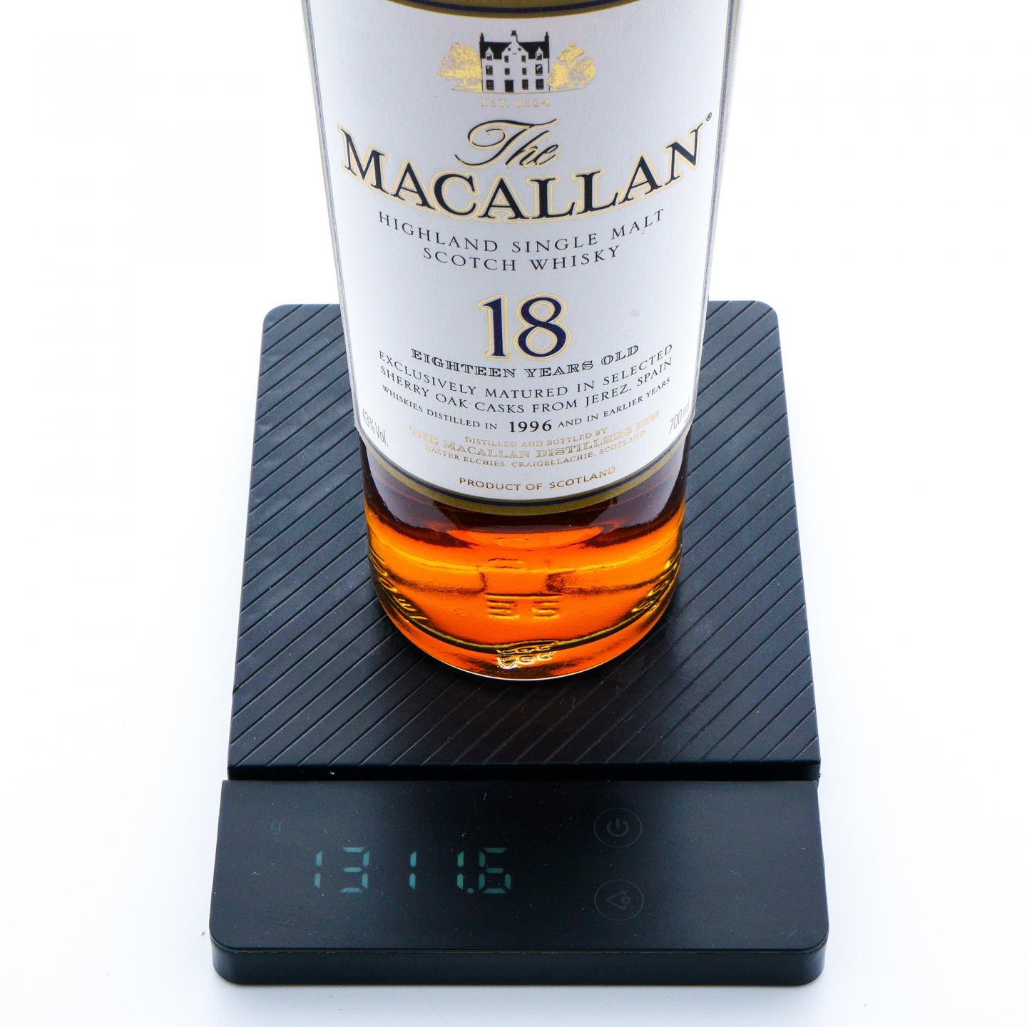 Macallan 麦卡伦 18年 1996 雪莉桶