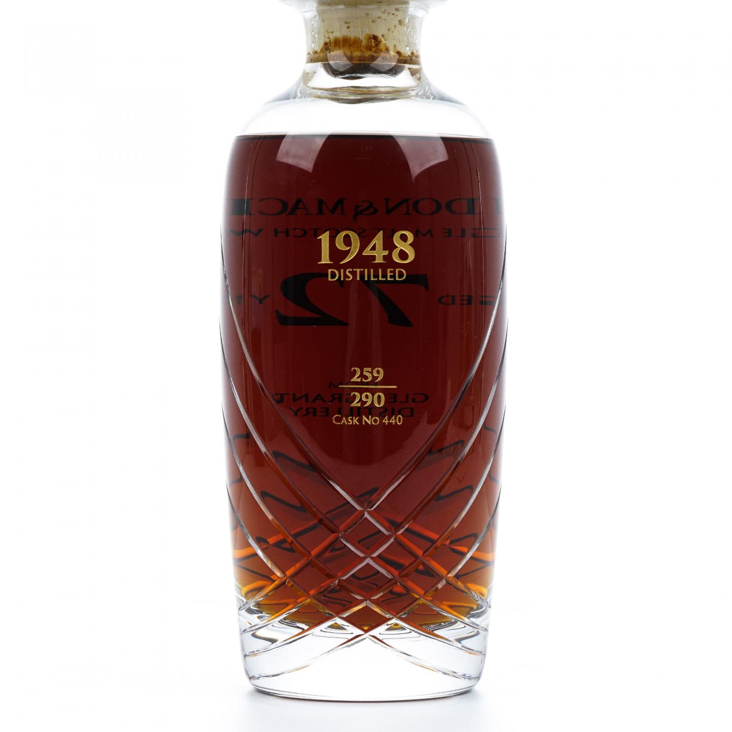 Glen Grant 格兰冠 72年 1948-2020 初填雪莉桶 GM 木盒装