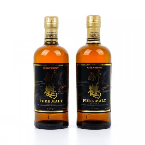 竹鹤 Pure Malt 黑标旧版 2支组