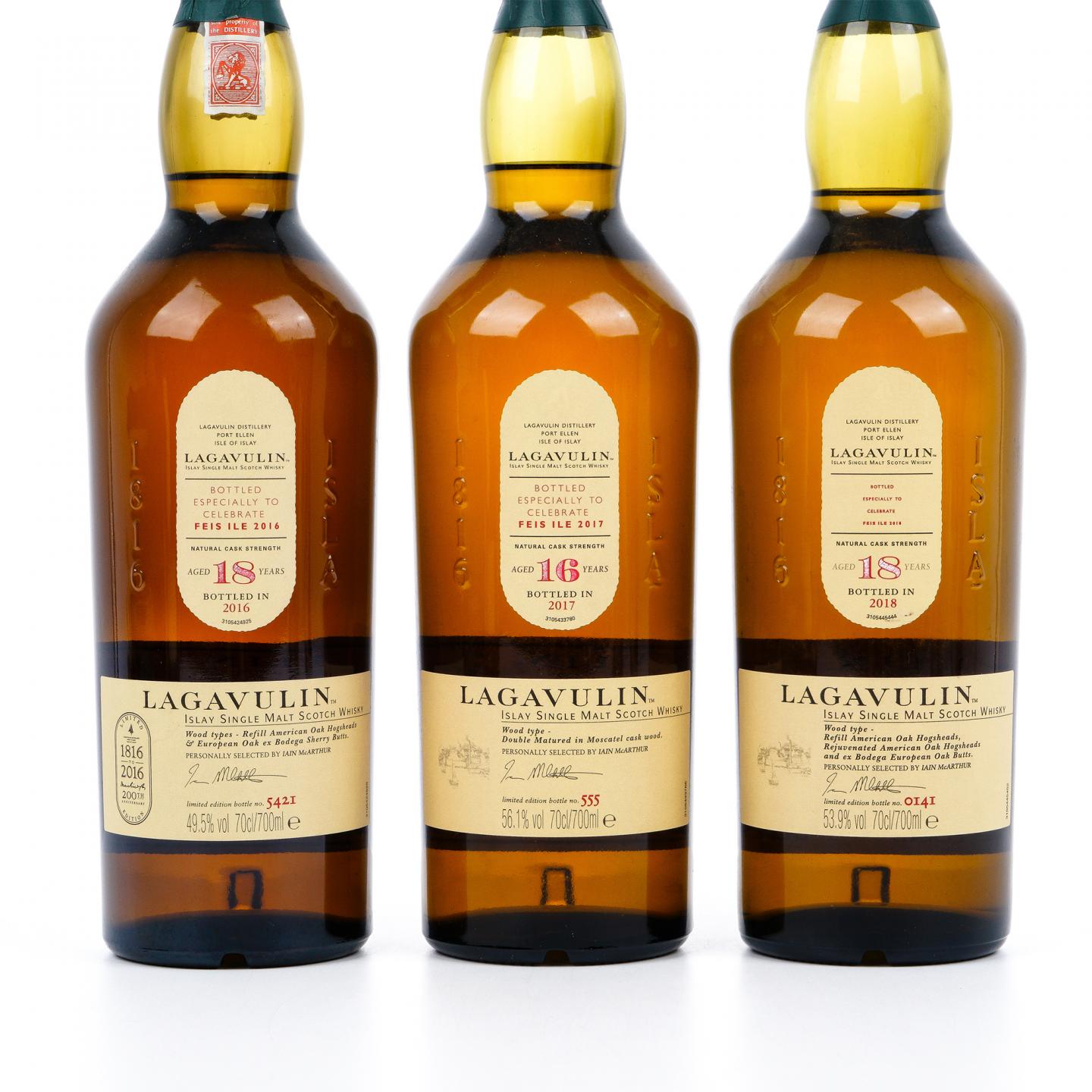 Lagavulin 乐加维林 Feis Ile 2015/2016/2017/2018/2019/2020 6瓶组