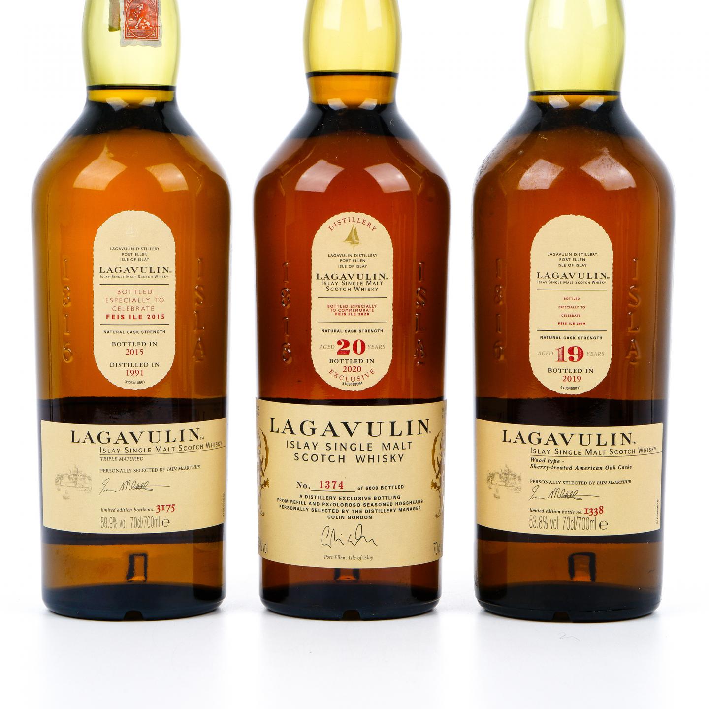 Lagavulin 乐加维林 Feis Ile 2015/2016/2017/2018/2019/2020 6瓶组