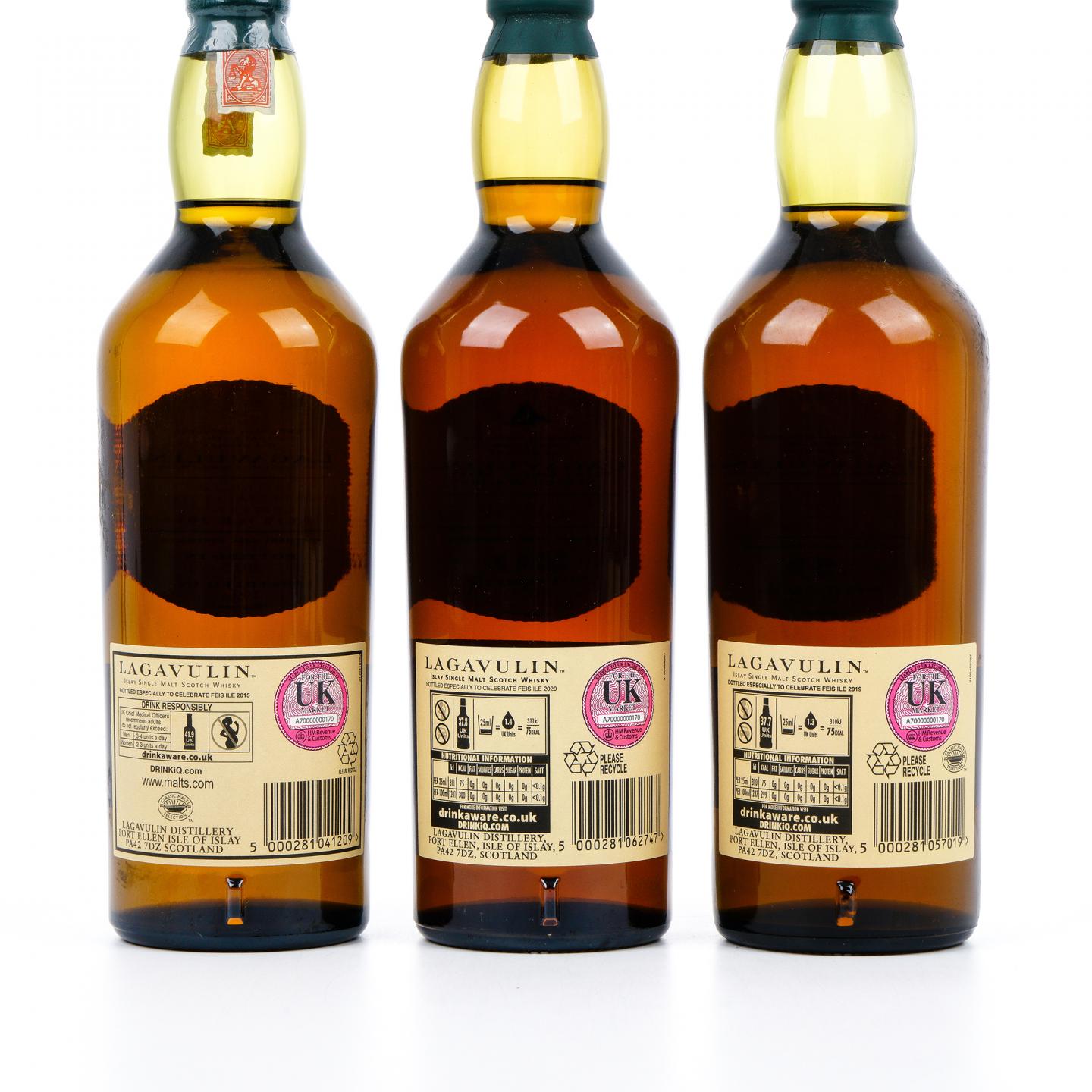 Lagavulin 乐加维林 Feis Ile 2015/2016/2017/2018/2019/2020 6瓶组