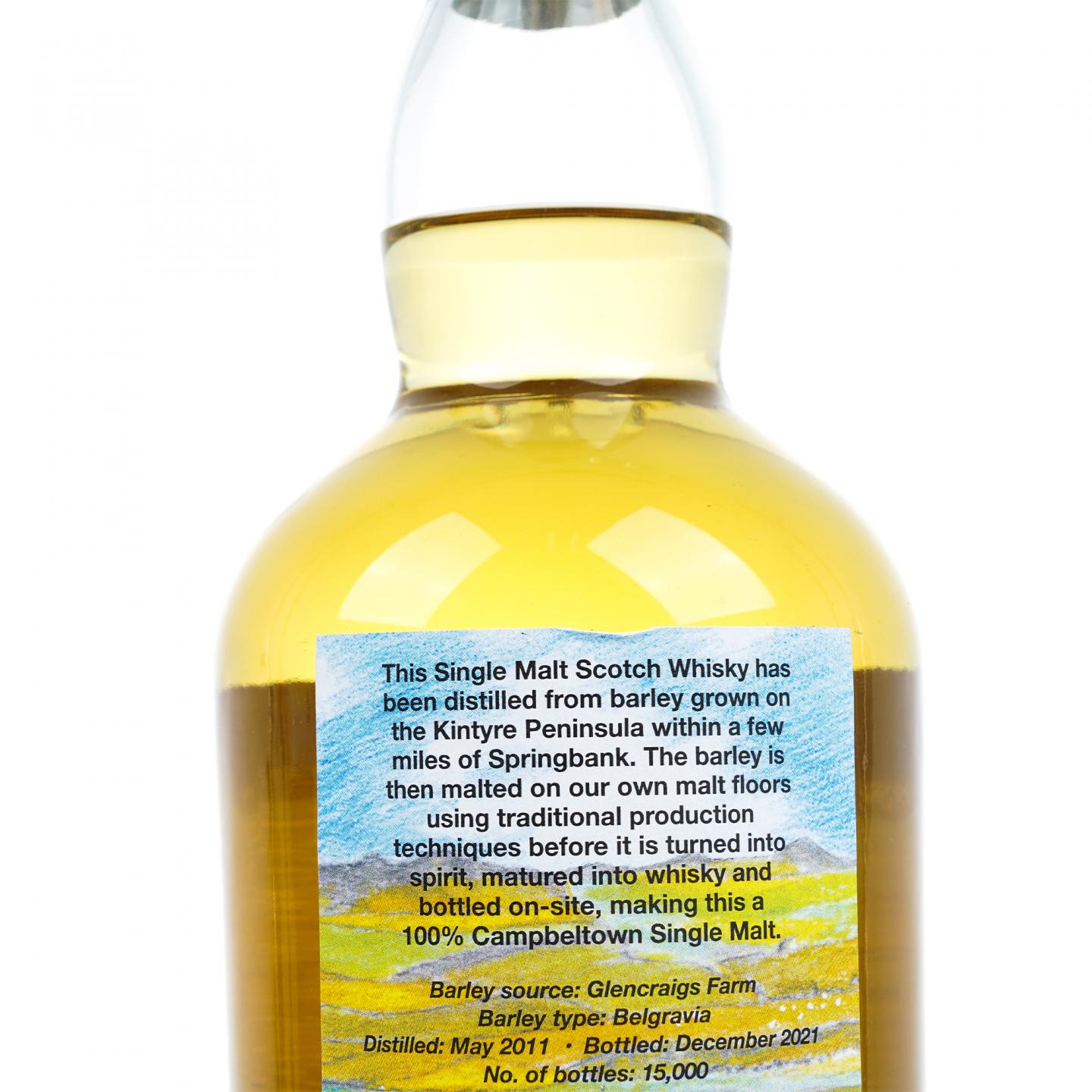 Springbank 云顶 10年 2011-2021 本地大麦 51.6%Vol.