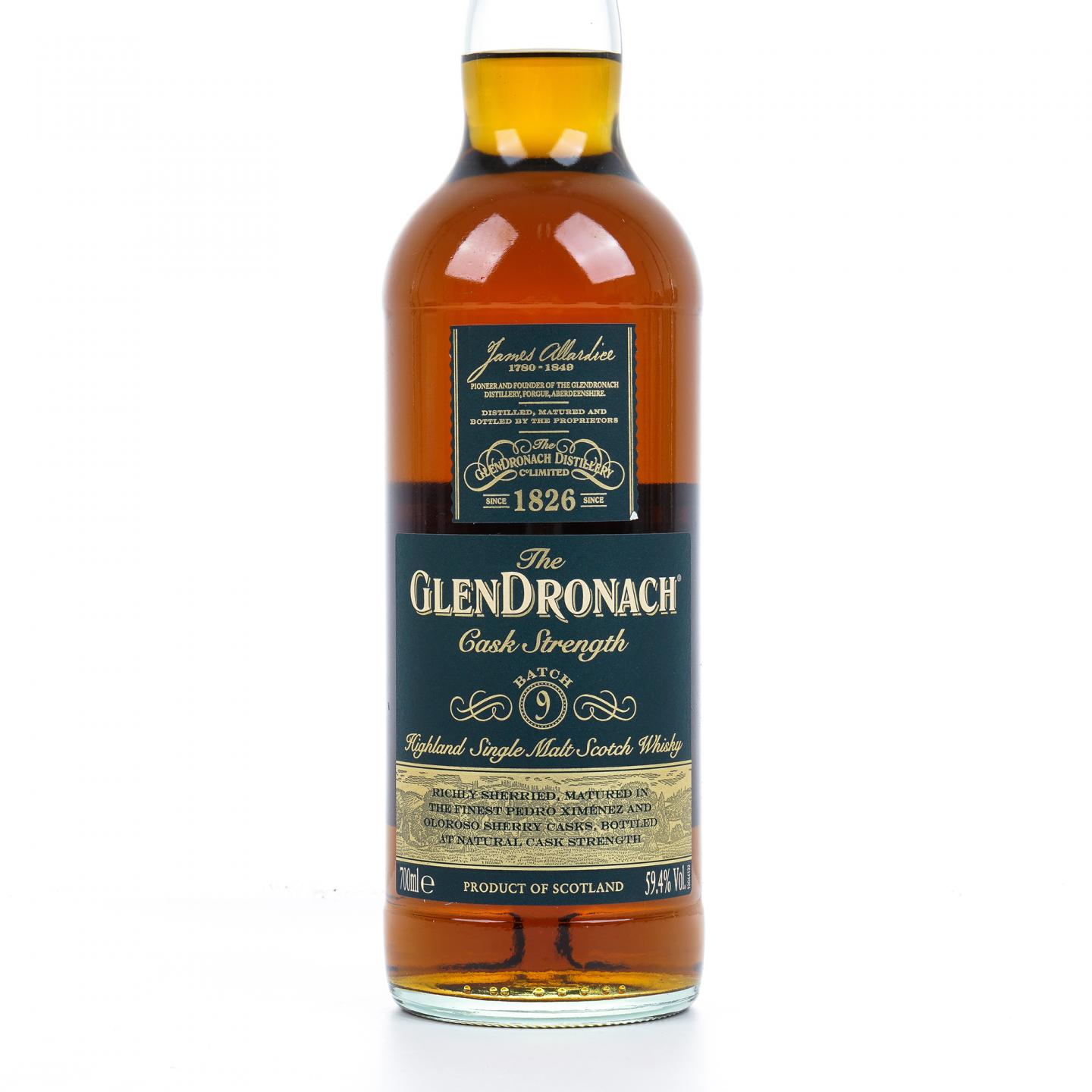 Glendronach 格兰多纳 原桶桶强 Batch 9