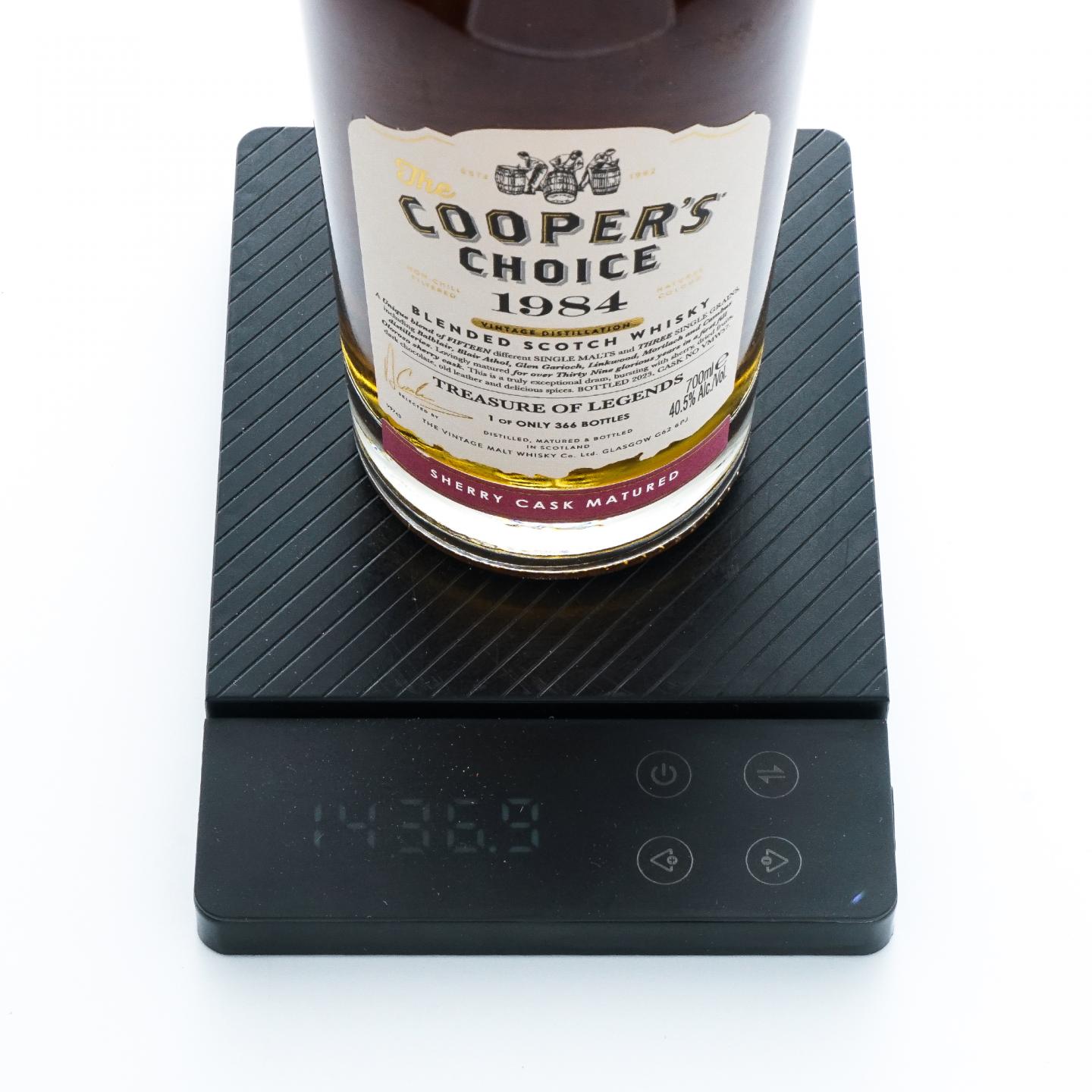 Cooper's Choice 39年 1984-2023 初填雪莉桶