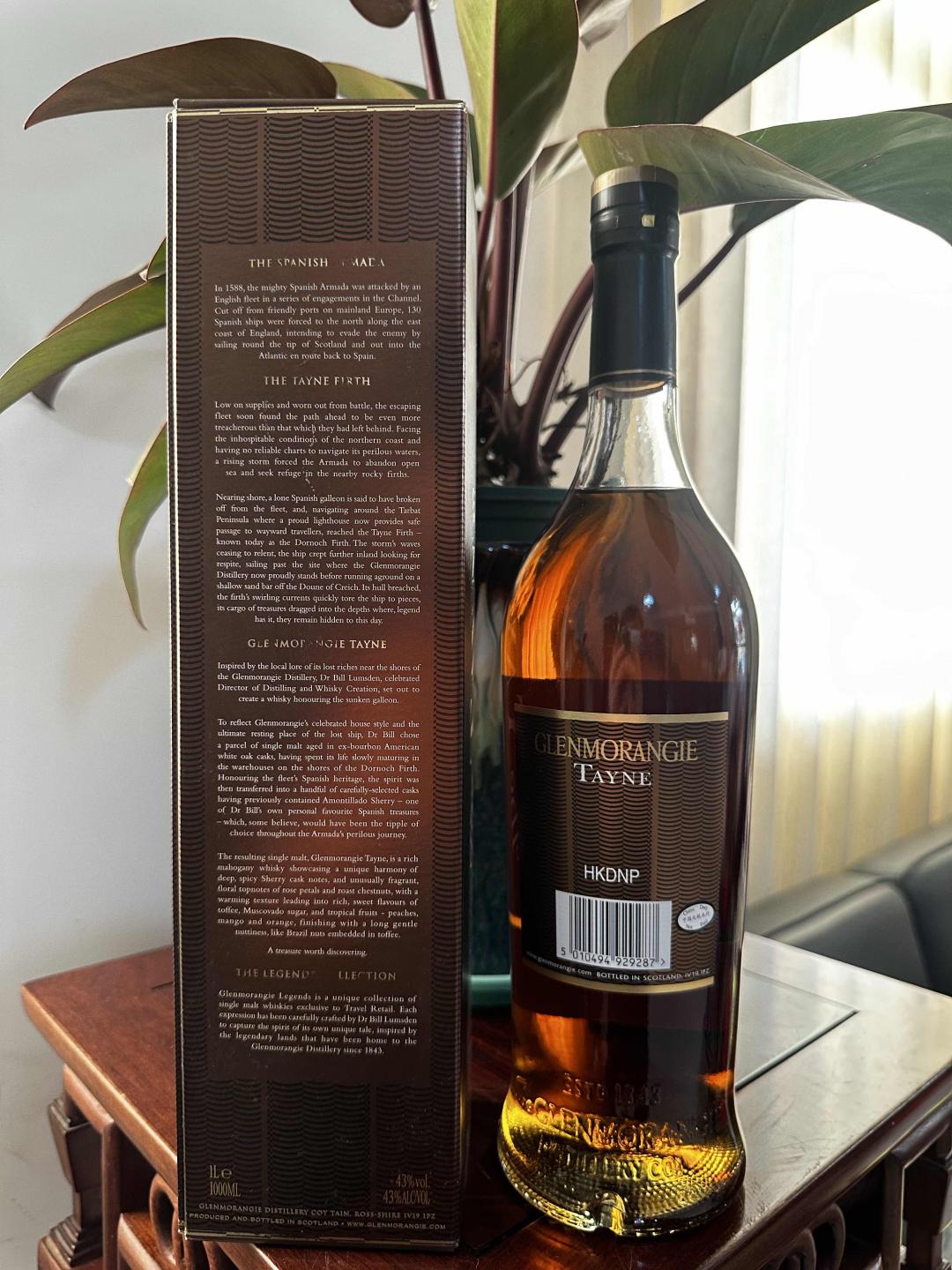 【绝版停产老酒】 格兰杰Tayne Legends 1000ML