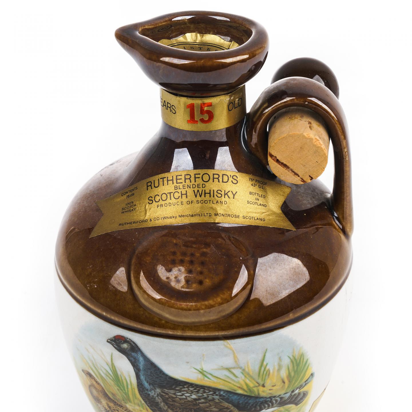 Rutherford's 卢瑟福 15年 苏格兰调和 特级 陶瓷瓶 750ml