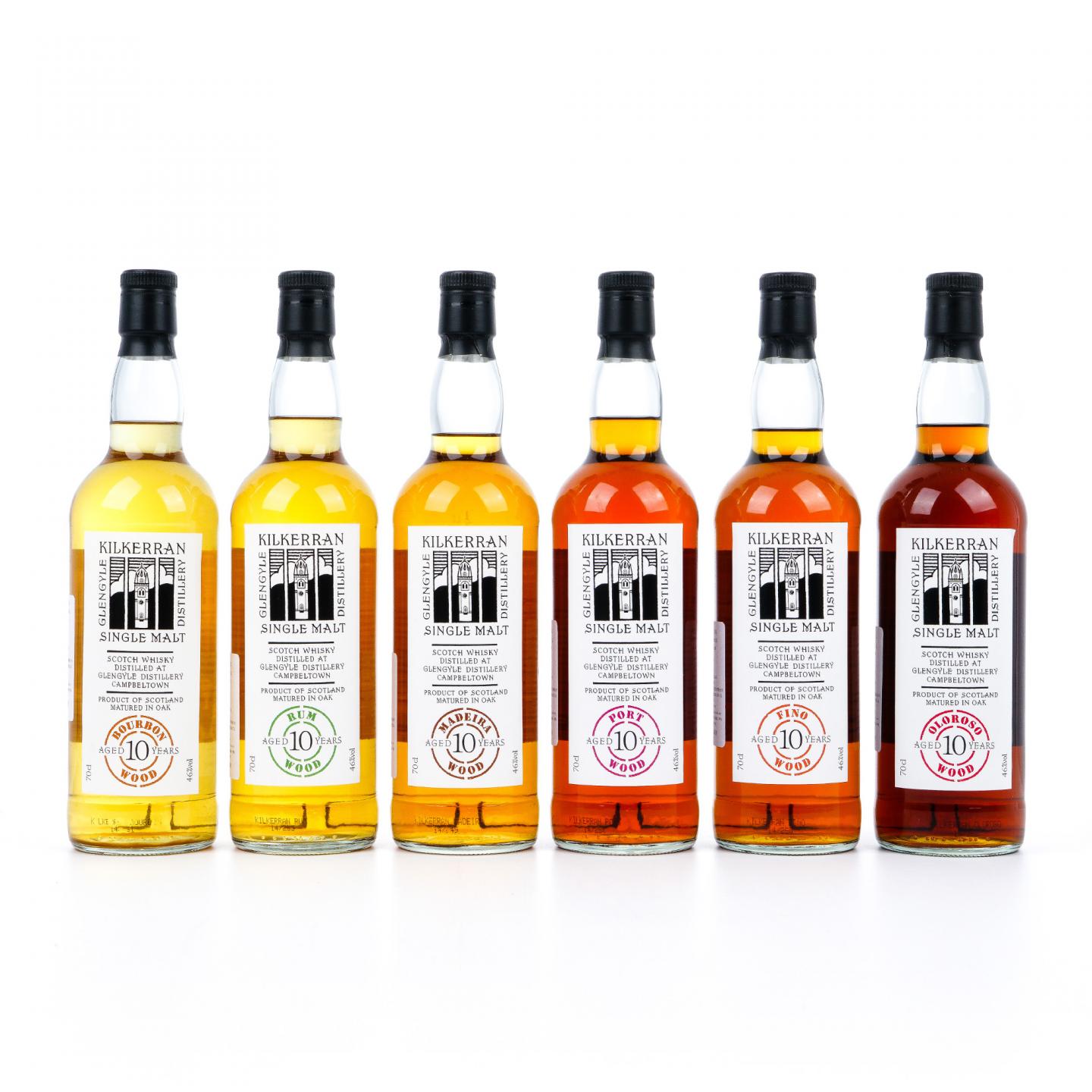 可蓝 10年 2014 Glengyle出品 酒厂成立十周年纪念套装 6瓶组