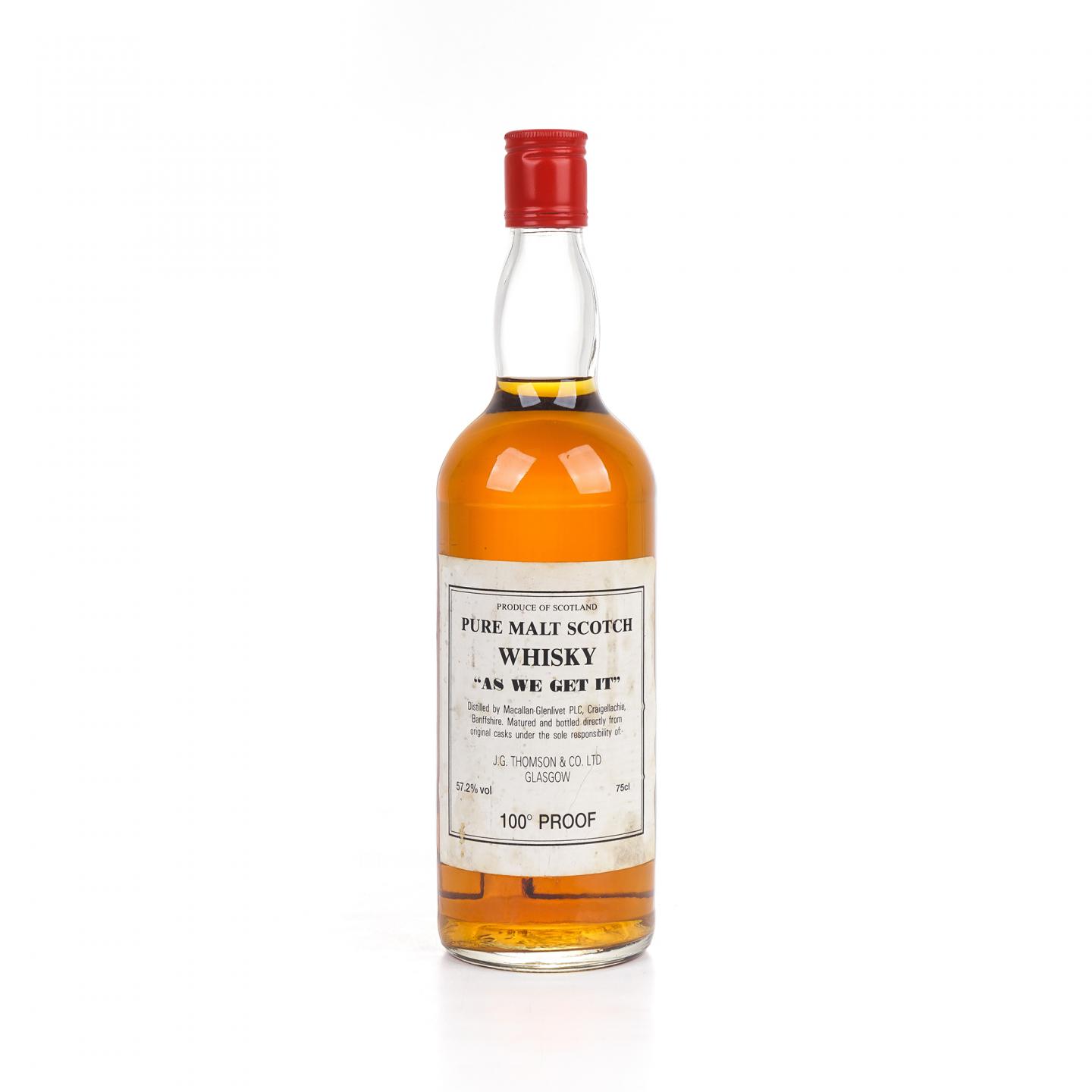 Macallan 麦卡伦 1980s As We Get It 100° Proof 750ml