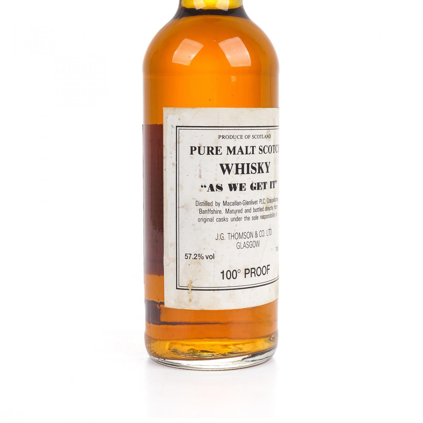 Macallan 麦卡伦 1980s As We Get It 100° Proof 750ml