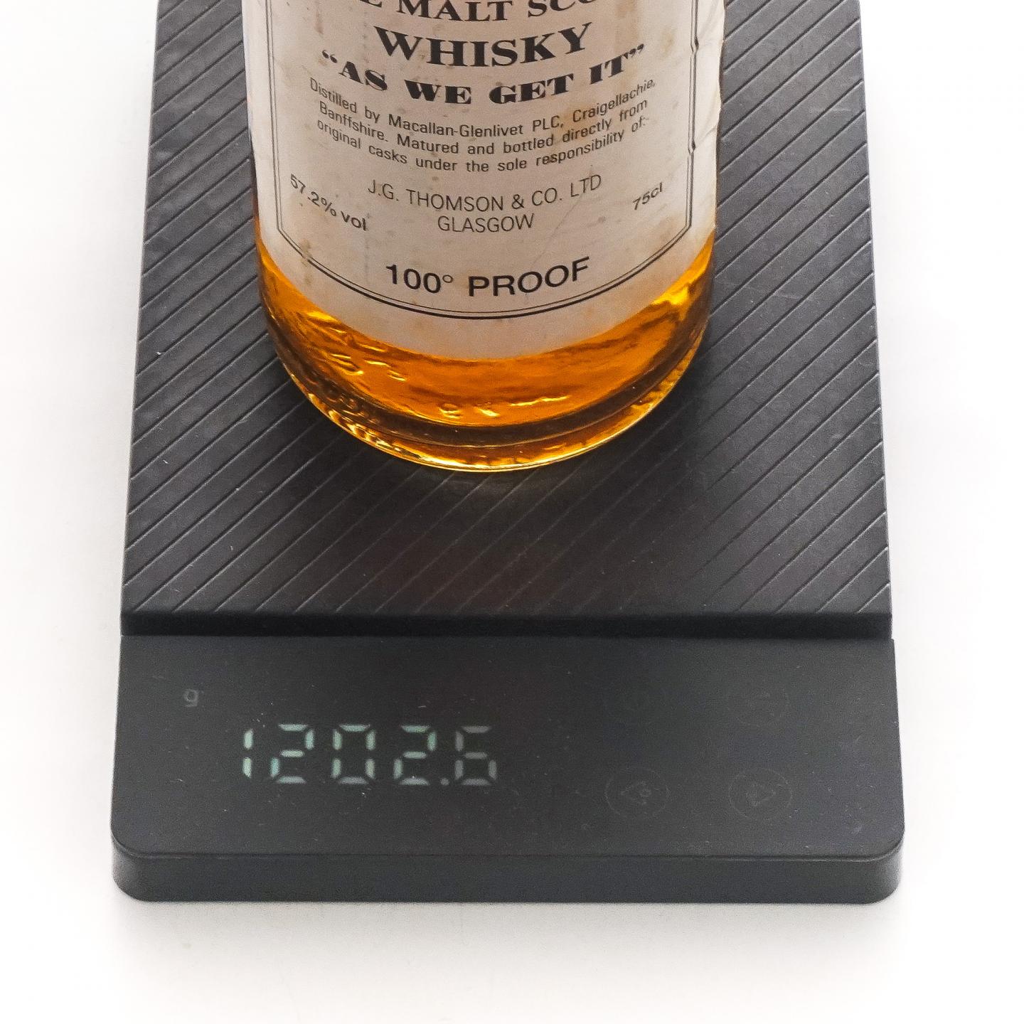 Macallan 麦卡伦 1980s As We Get It 100° Proof 750ml