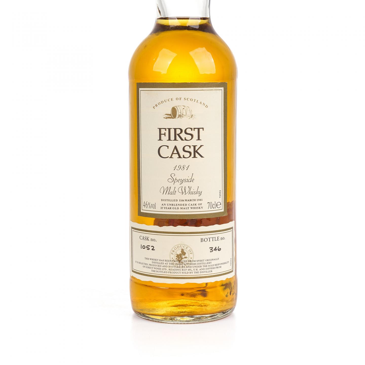 Glentauchers 格兰道奇 25年 1981 First Cask #1052