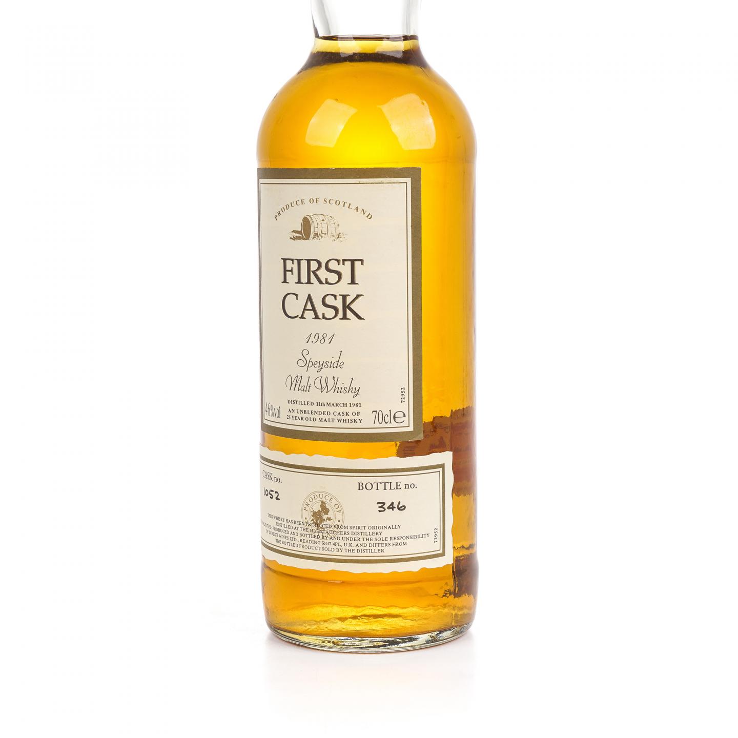 Glentauchers 格兰道奇 25年 1981 First Cask #1052