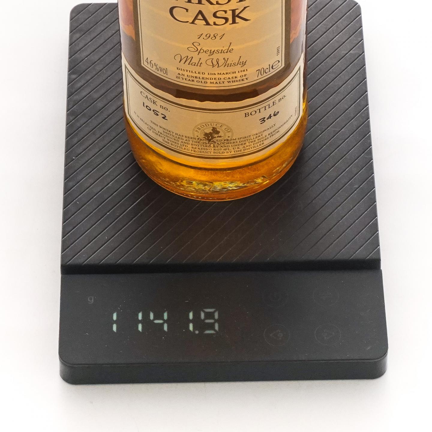 Glentauchers 格兰道奇 25年 1981 First Cask #1052