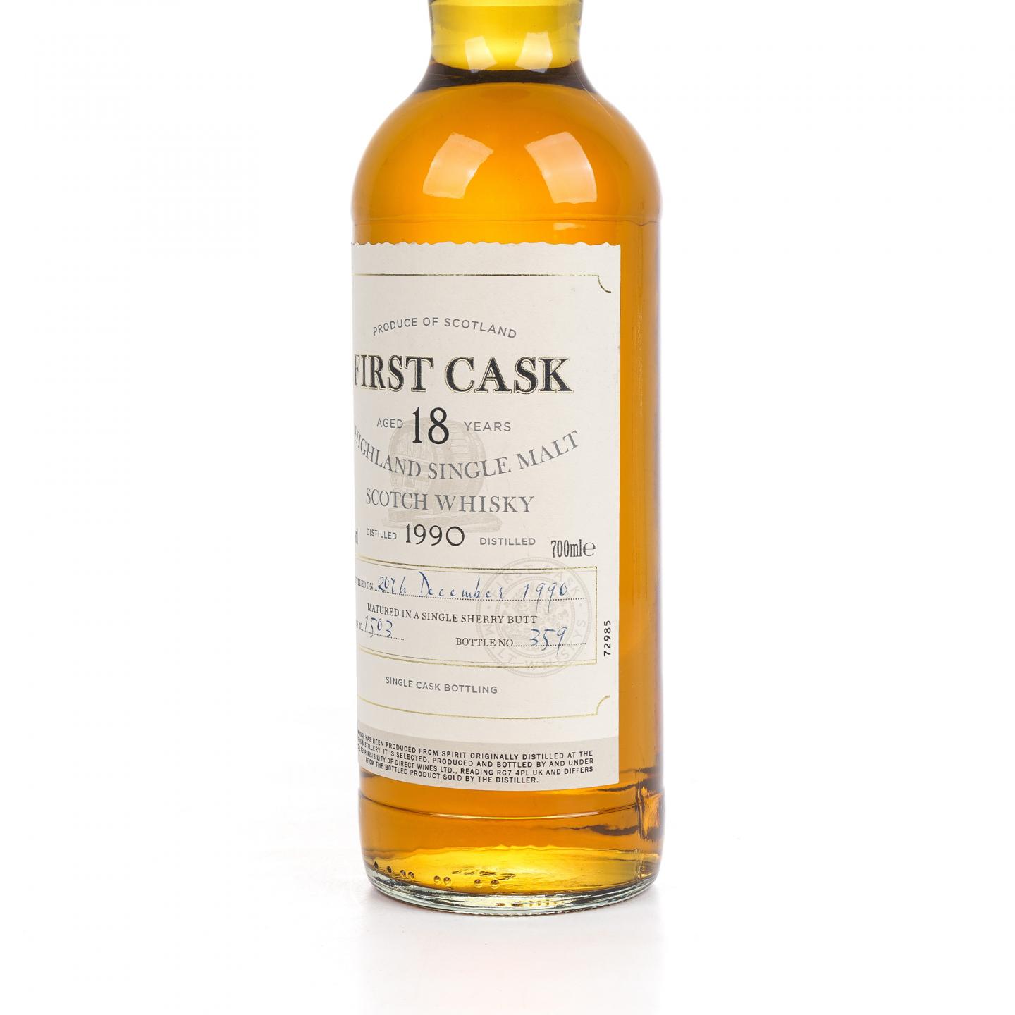 Ben Nevis 本尼维斯 18年 1990 First Cask 雪莉单桶#1503
