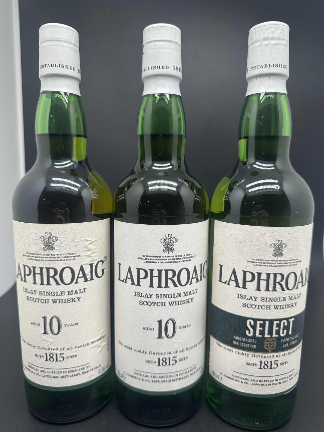 拉弗格10年两瓶，精锐一瓶