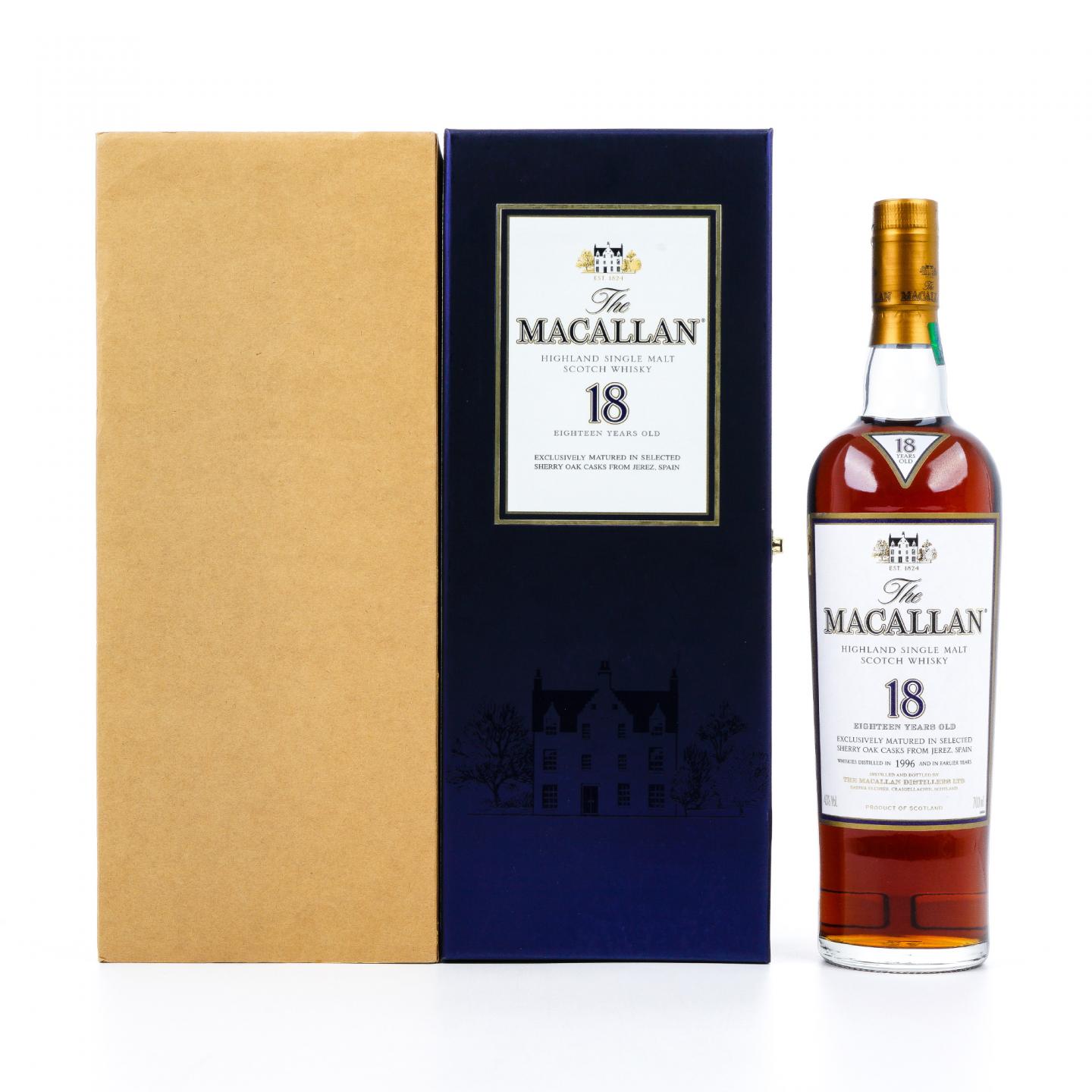 Macallan 麦卡伦 18年 1996 雪莉桶