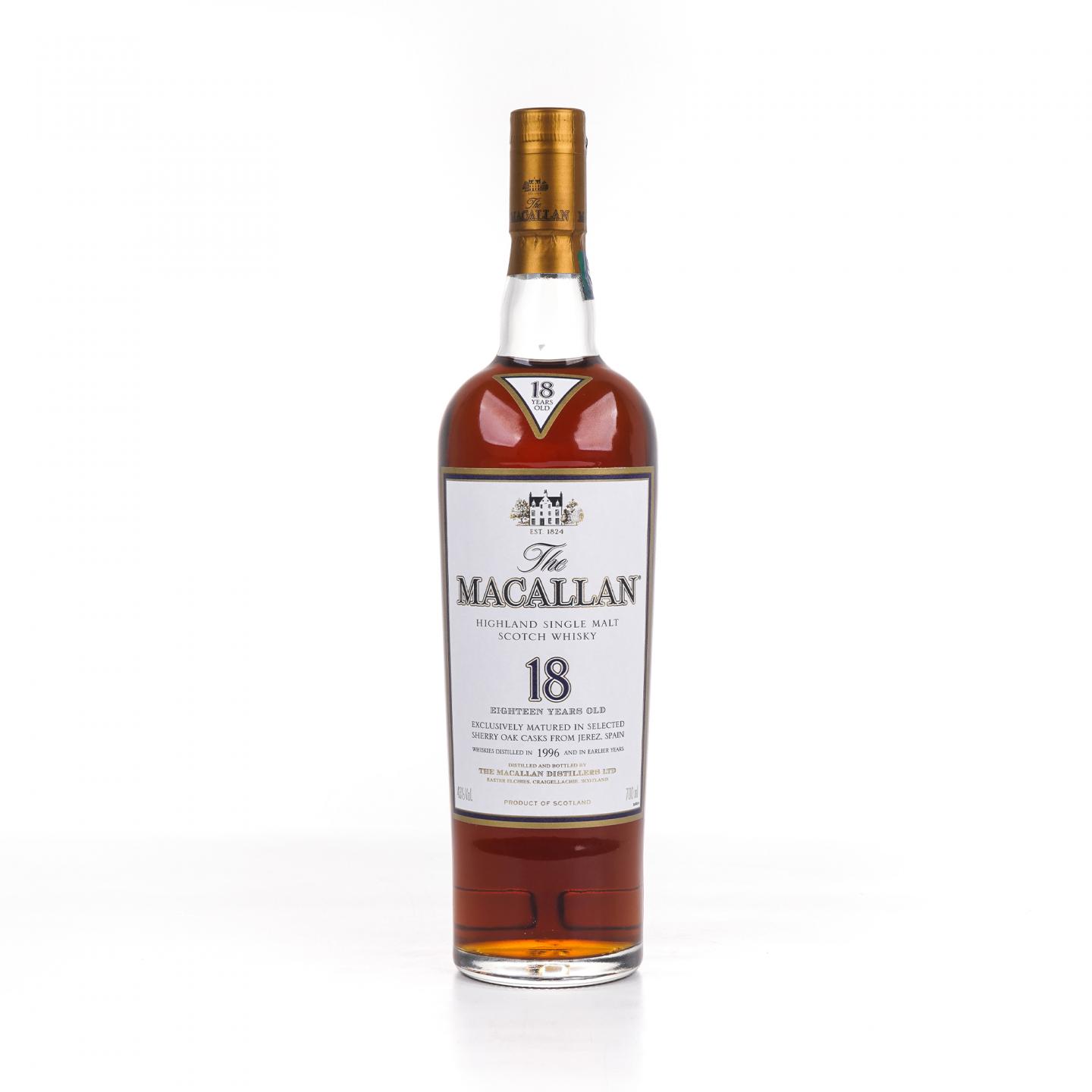 Macallan 麦卡伦 18年 1996 雪莉桶 700ml