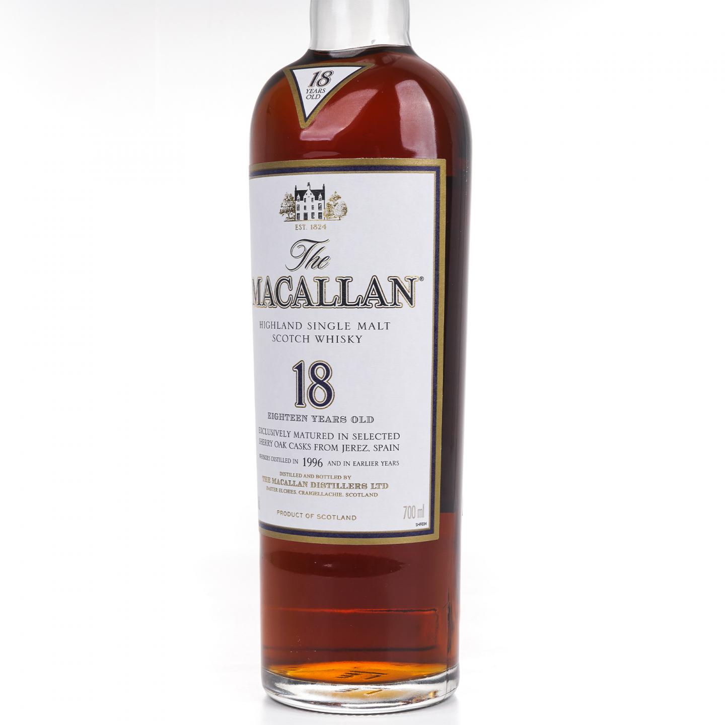 Macallan 麦卡伦 18年 1996 雪莉桶 700ml