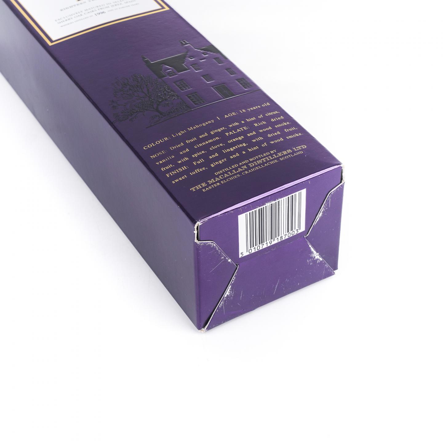 Macallan 麦卡伦 18年 1996 雪莉桶 700ml