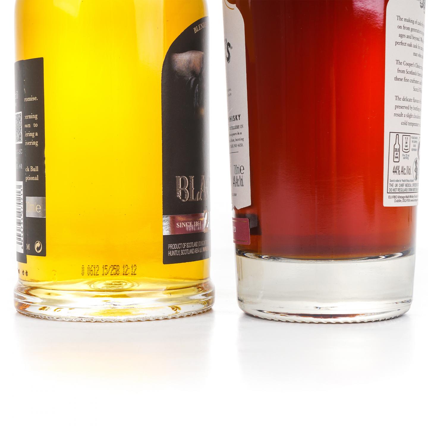 Black Bull 黑公牛 21年 2015/Cooper's Choice 2001 调和2瓶组