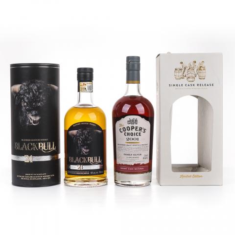 Black Bull 黑公牛 21年 2015/Cooper's Choice 2001 调和2瓶组
