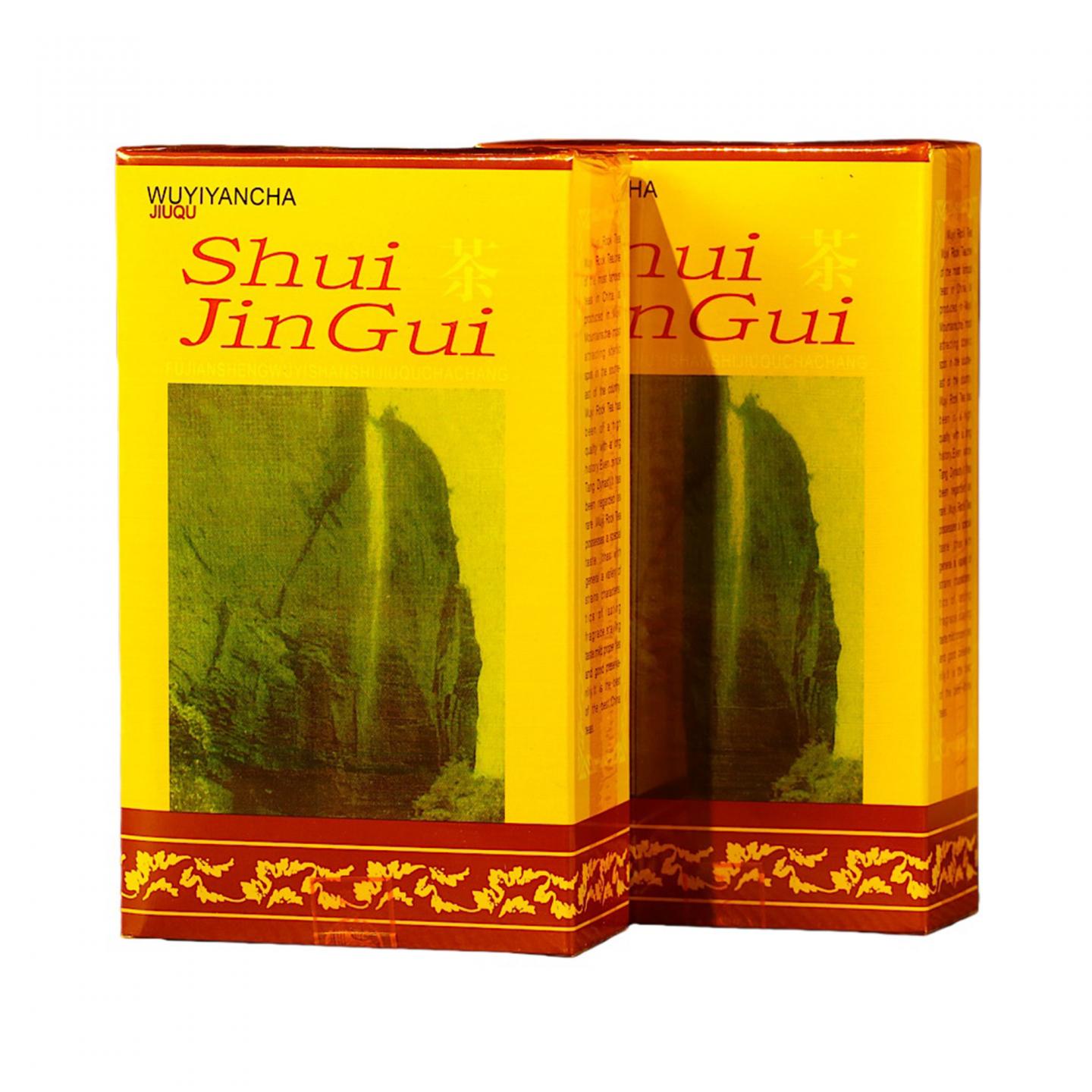 1990年代 武夷山市九曲茶厂 正岩水金龟 5盒*100克 干仓