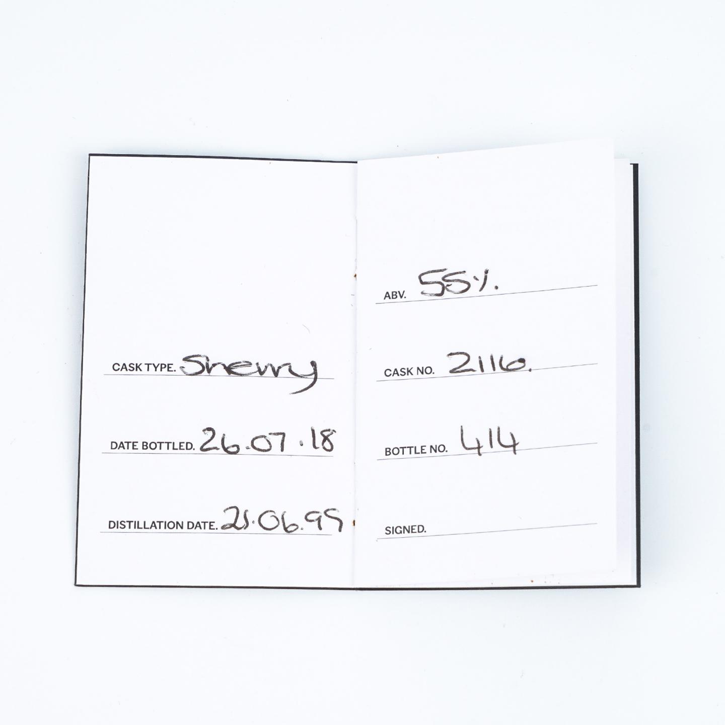 Bowmore 波摩 1999-2018 雪莉桶#2116 Hand-Filled 700ml