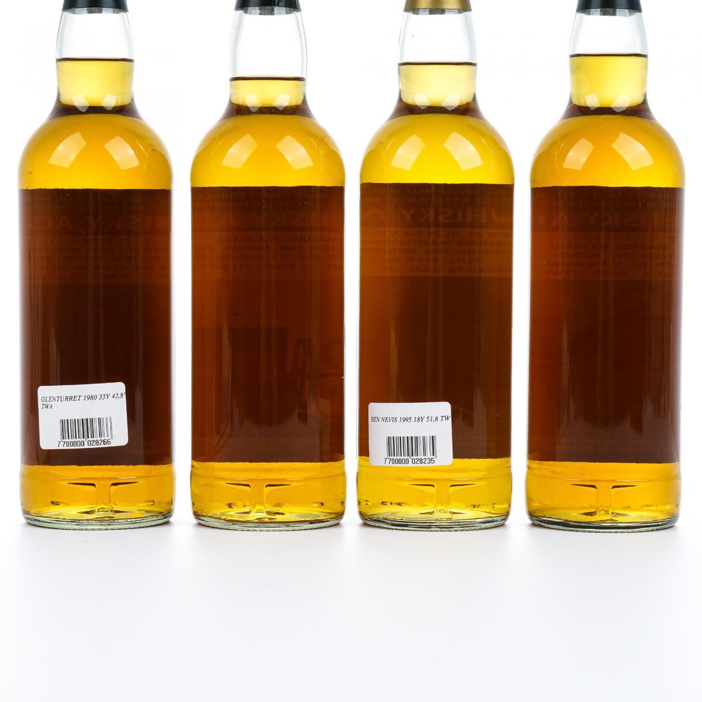 The Whisky Agency 18/21/25/33年 4支组