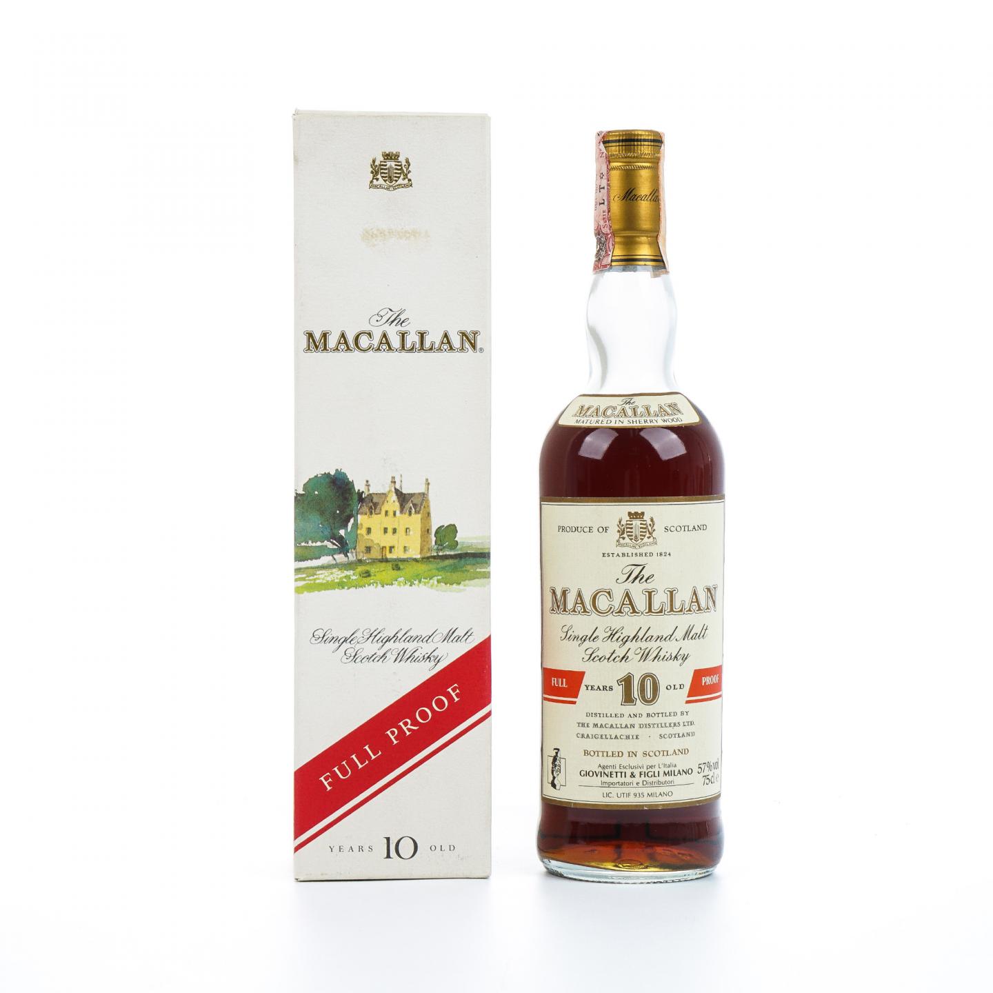 Macallan 麦卡伦 10年 Full Proof 750ml