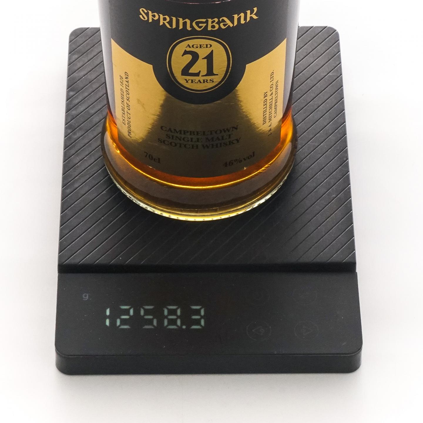 Springbank 云顶 21年 2019限定