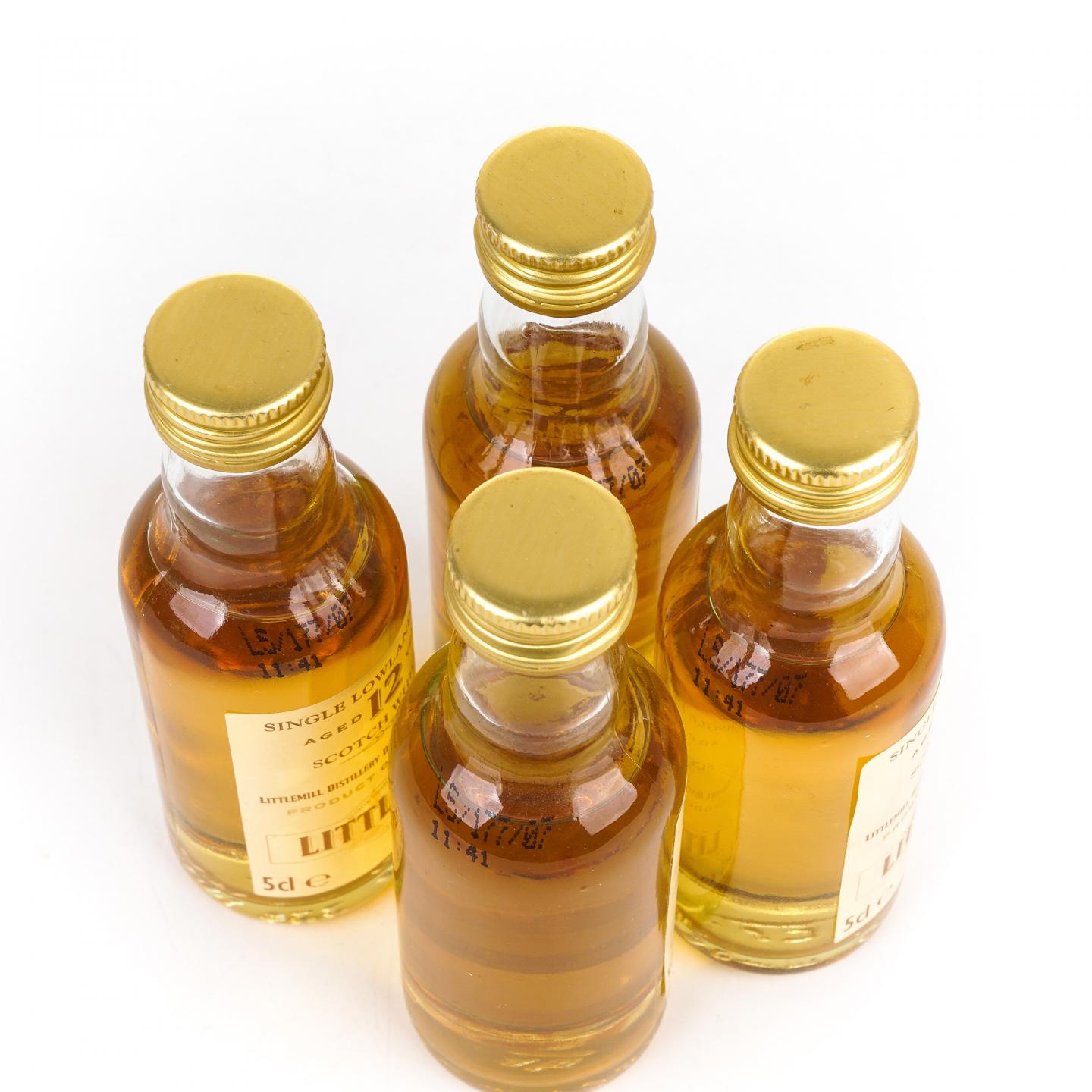 【酒版】Littlemill 小磨坊 12年 50ml*4瓶组