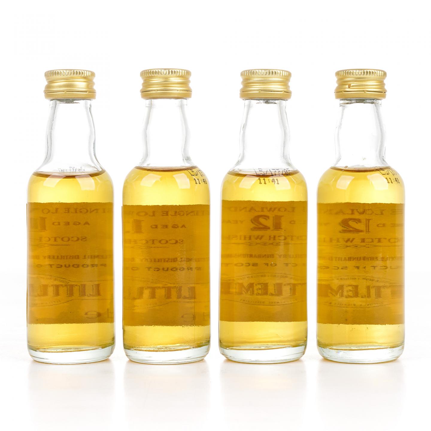 【酒版】Littlemill 小磨坊 12年 50ml*4瓶组